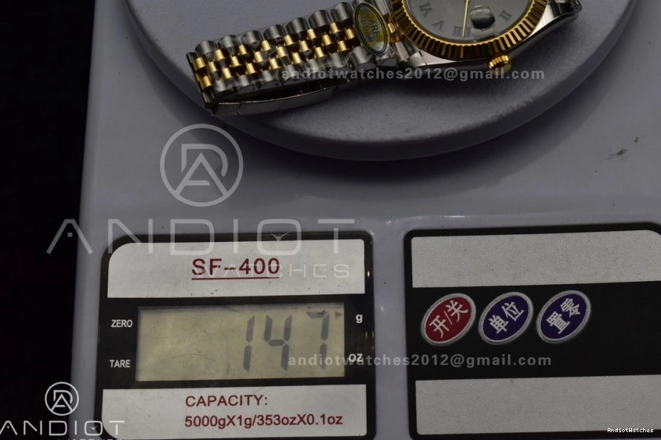 YG YG (Gain Steel Jubilee SS Bracelet TopPick SH3235 SS 41 Edition 1:1 126333 Dial Weight) 904L Gray on ARF DateJust Best Green Roman 620 0523